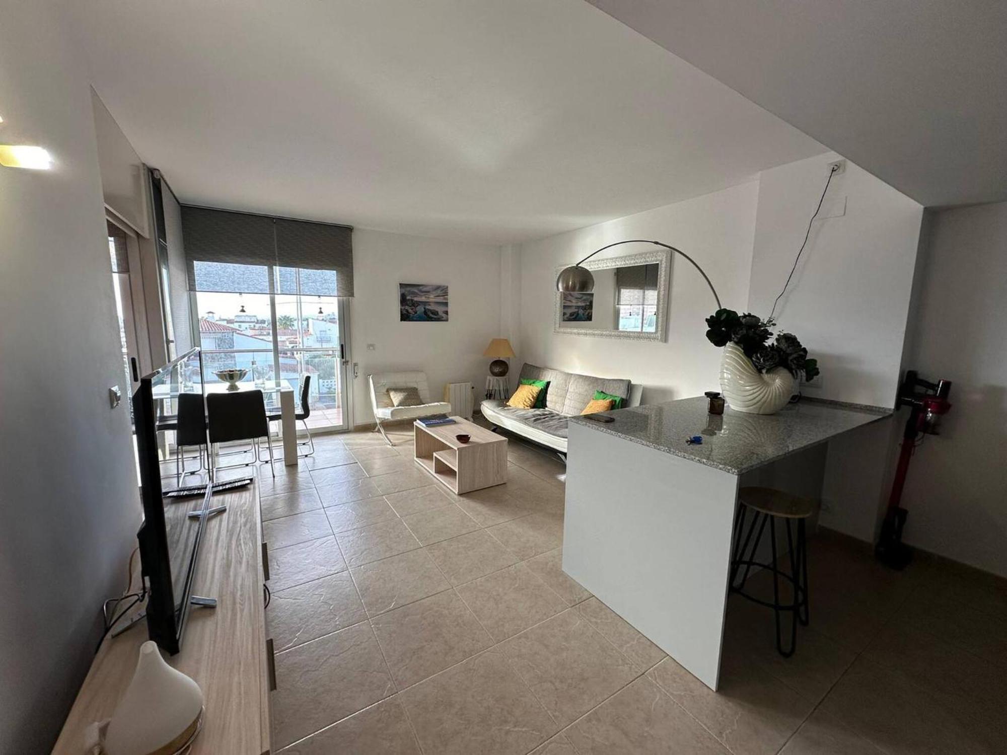 Apartamento en Roses con vistas al canal y piscina Exterior foto